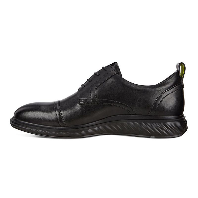 Ecco Shoes Sale - Ecco St.1 Hybrid Lite Mens Derby Black