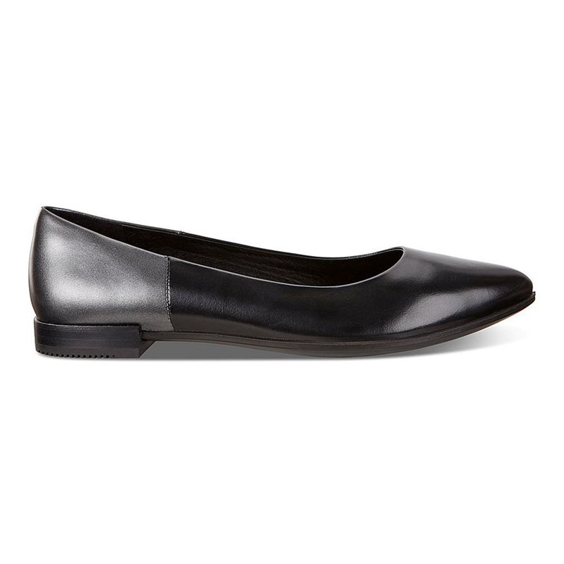 Ecco Shoes India Online - Ecco Shape Pointy Ladies Ballerina Black